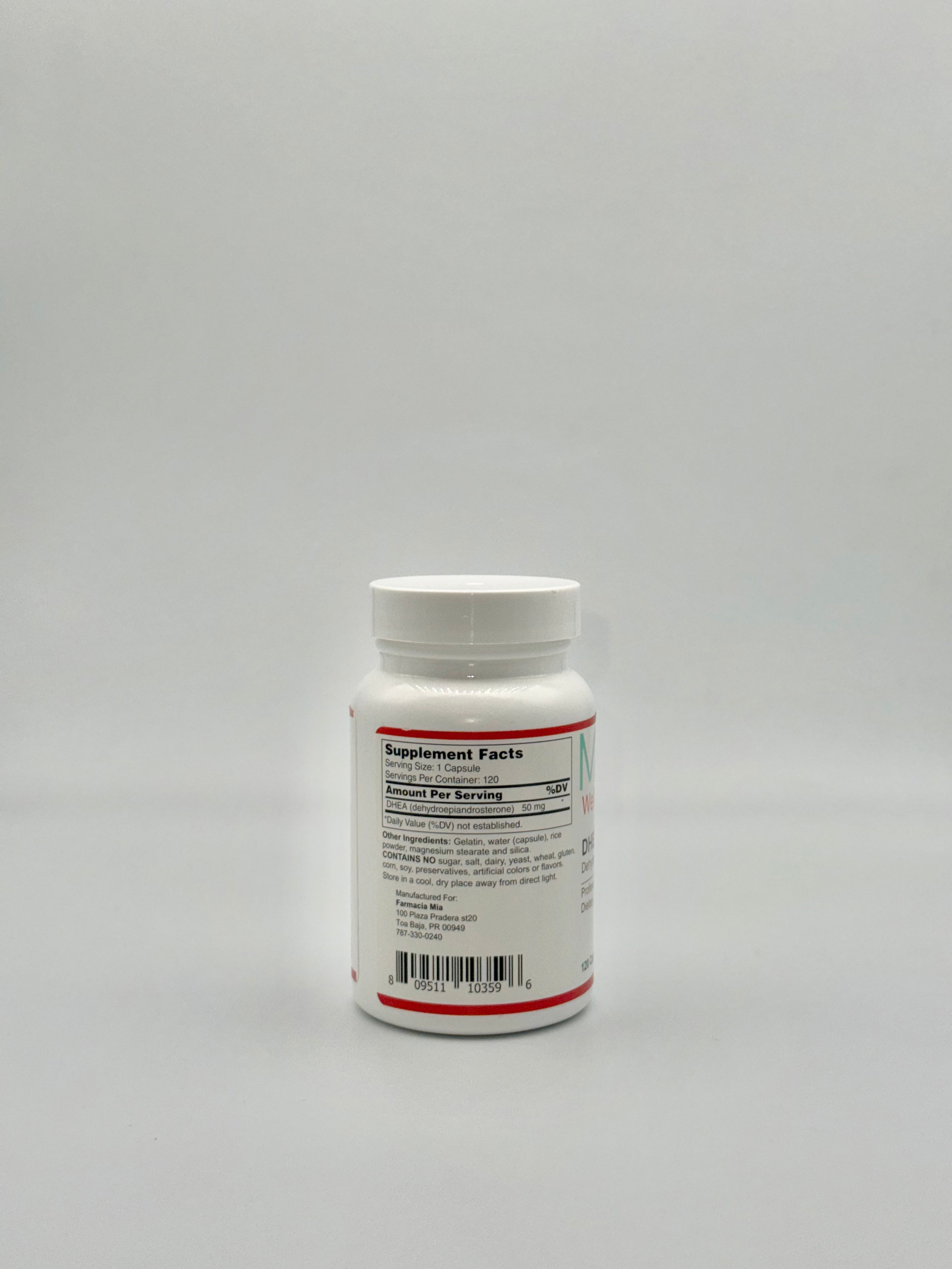DHEA 50mg - Mia+Wellness (120 Capsules)