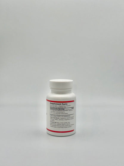 ASHWAGANDHA Extract 500mg Mia+Wellness (60 vegetarian capsules)