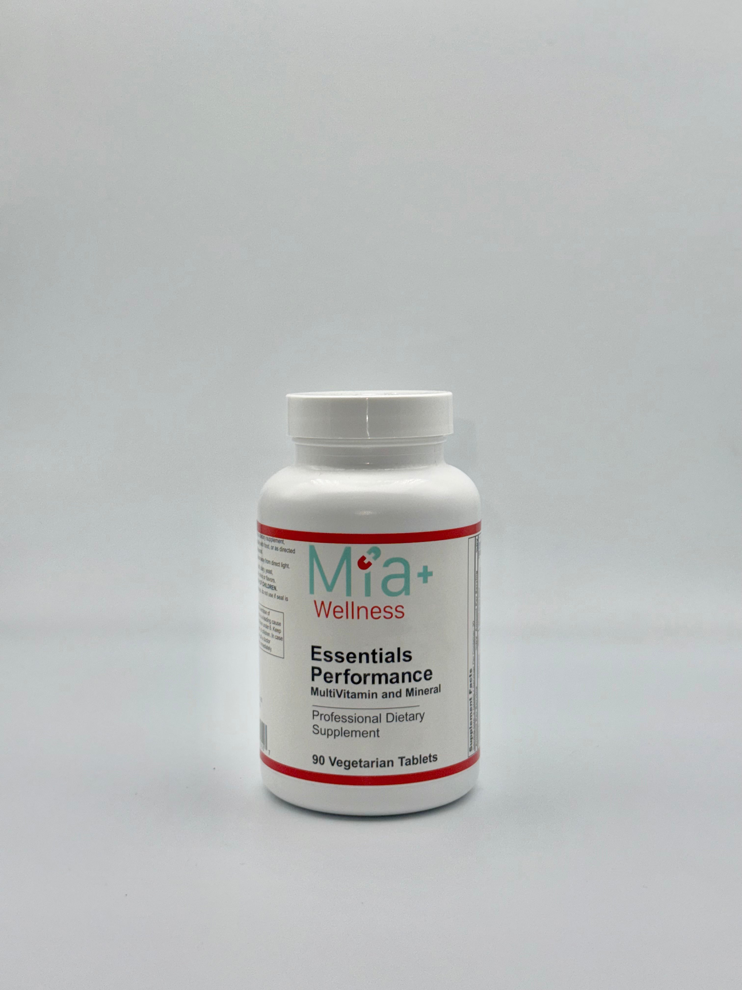 ESSENTIALS PERFORMANCE - Mia+Wellness (90 Vegetarian Tablets)