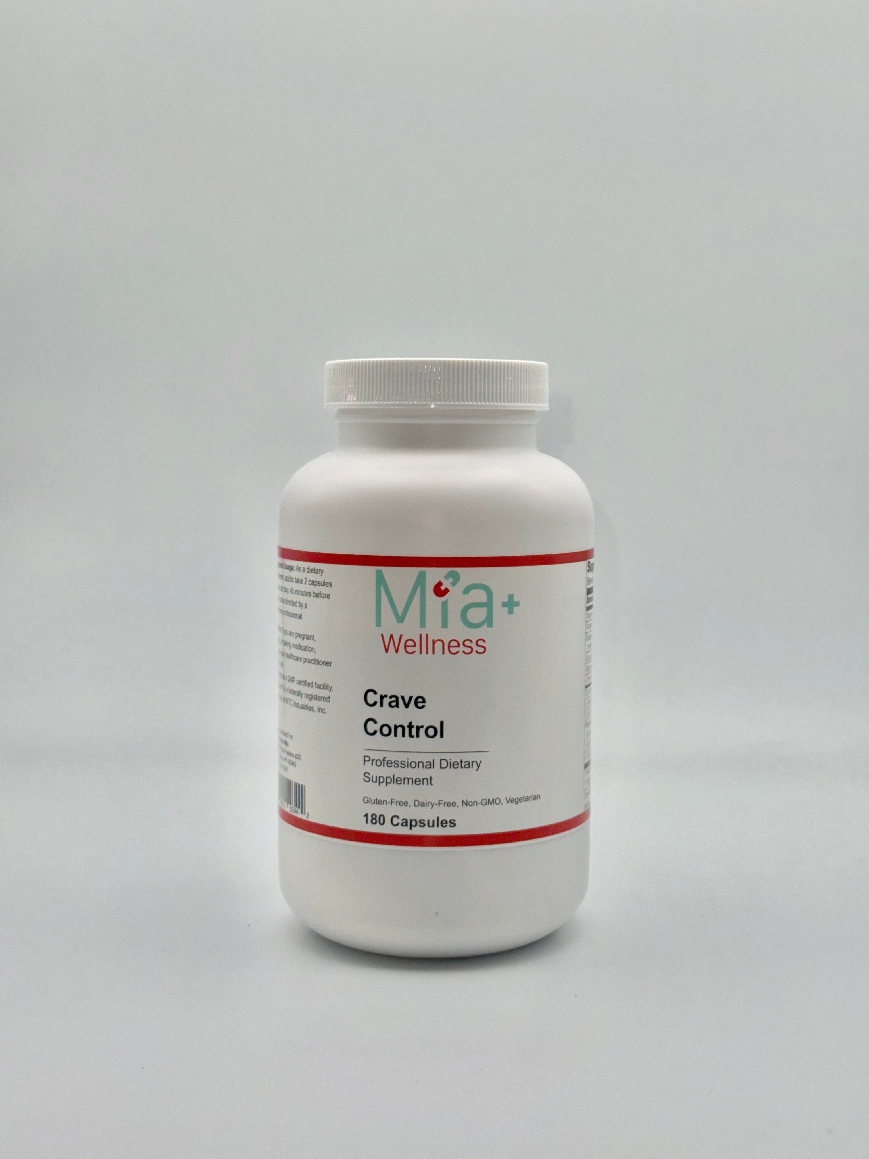 CRAVE CONTROL - Mia+Wellness (180 Capsules)