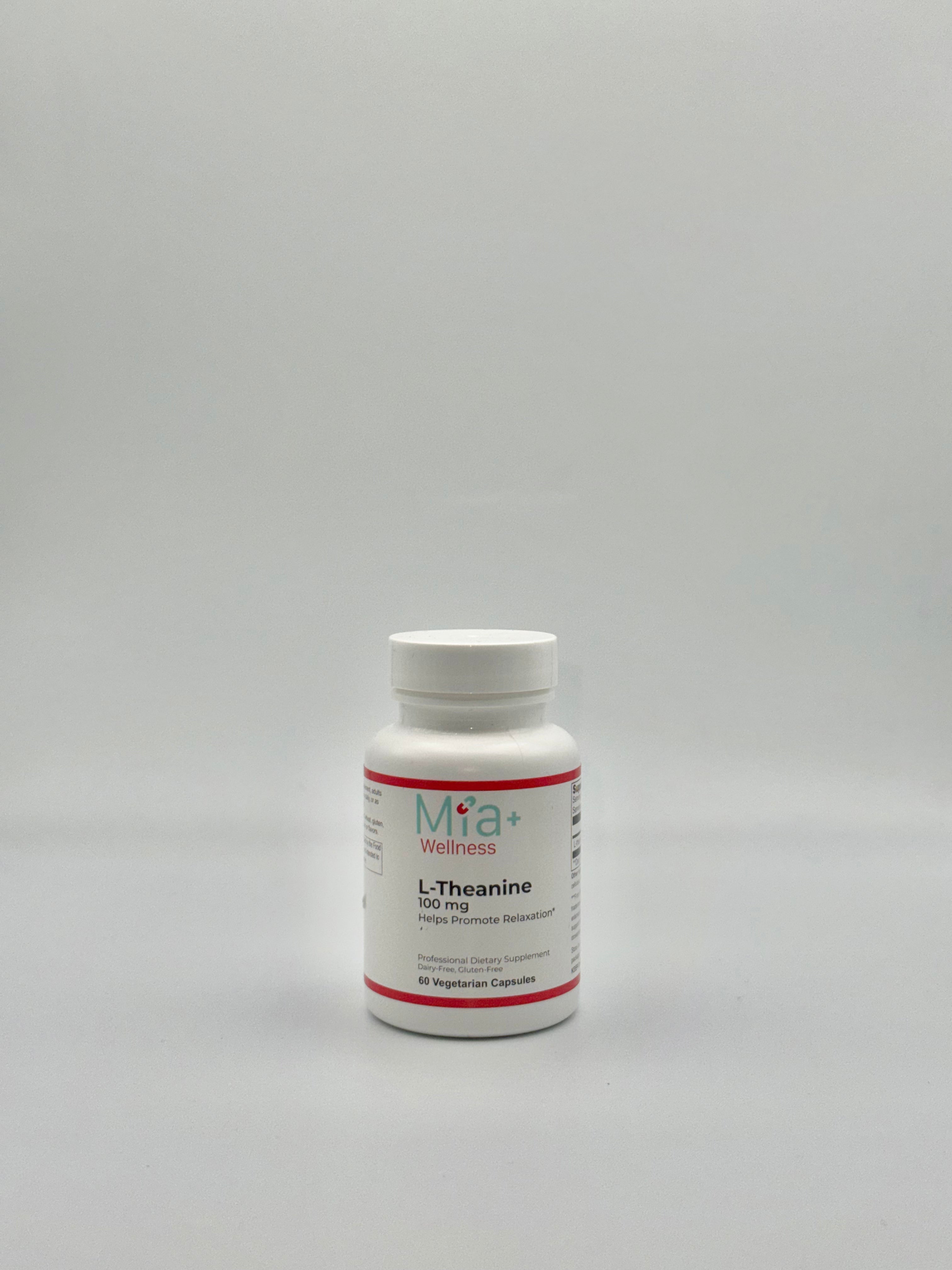 L-THEANINE 100mg - Mia+Wellness (60 Vegetarian Capsules)