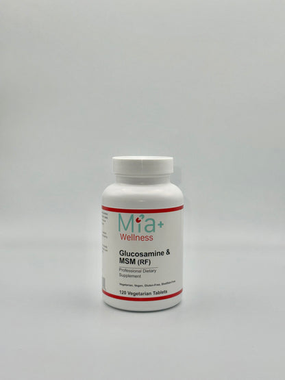 GLUCOSAMINE & MSM (RF) - Mia+Wellness (120 Vegetarian Tablets)
