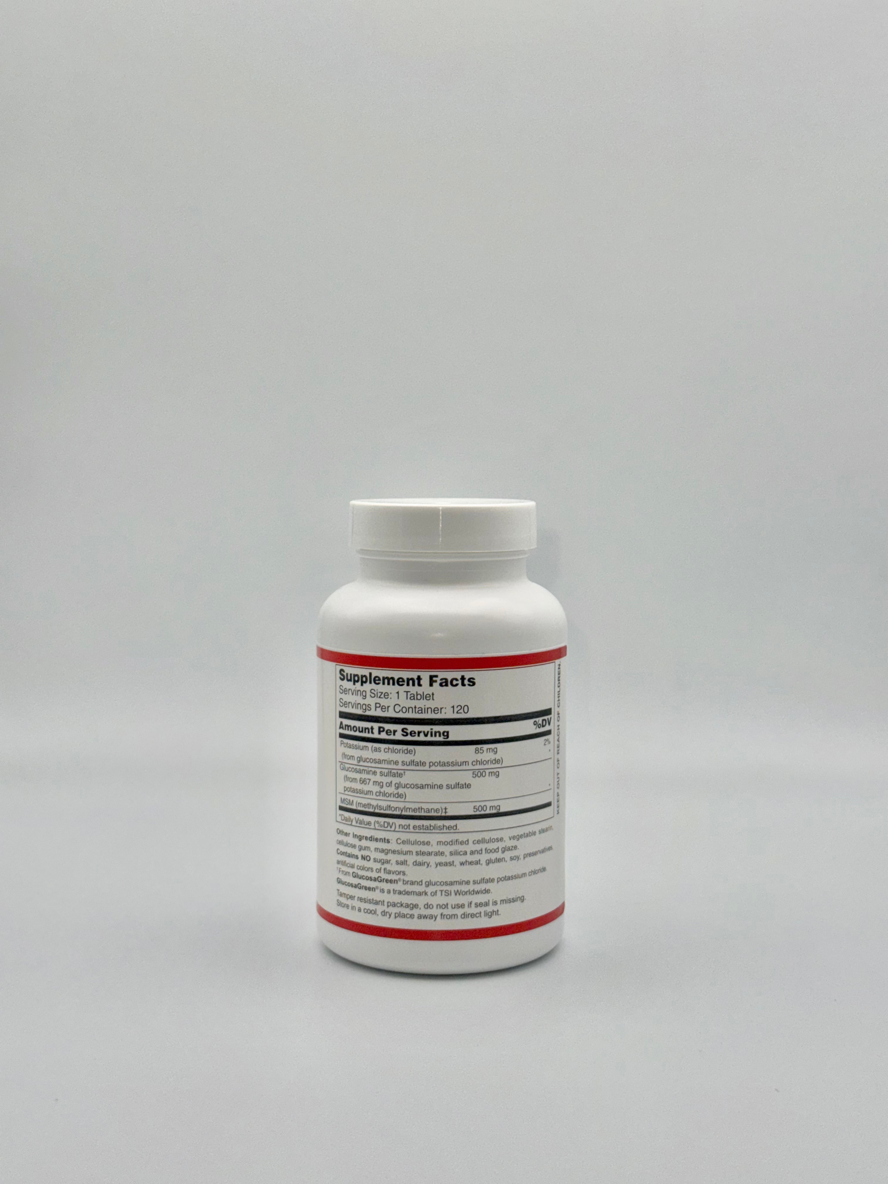 GLUCOSAMINE & MSM (RF) - Mia+Wellness (120 Vegetarian Tablets)