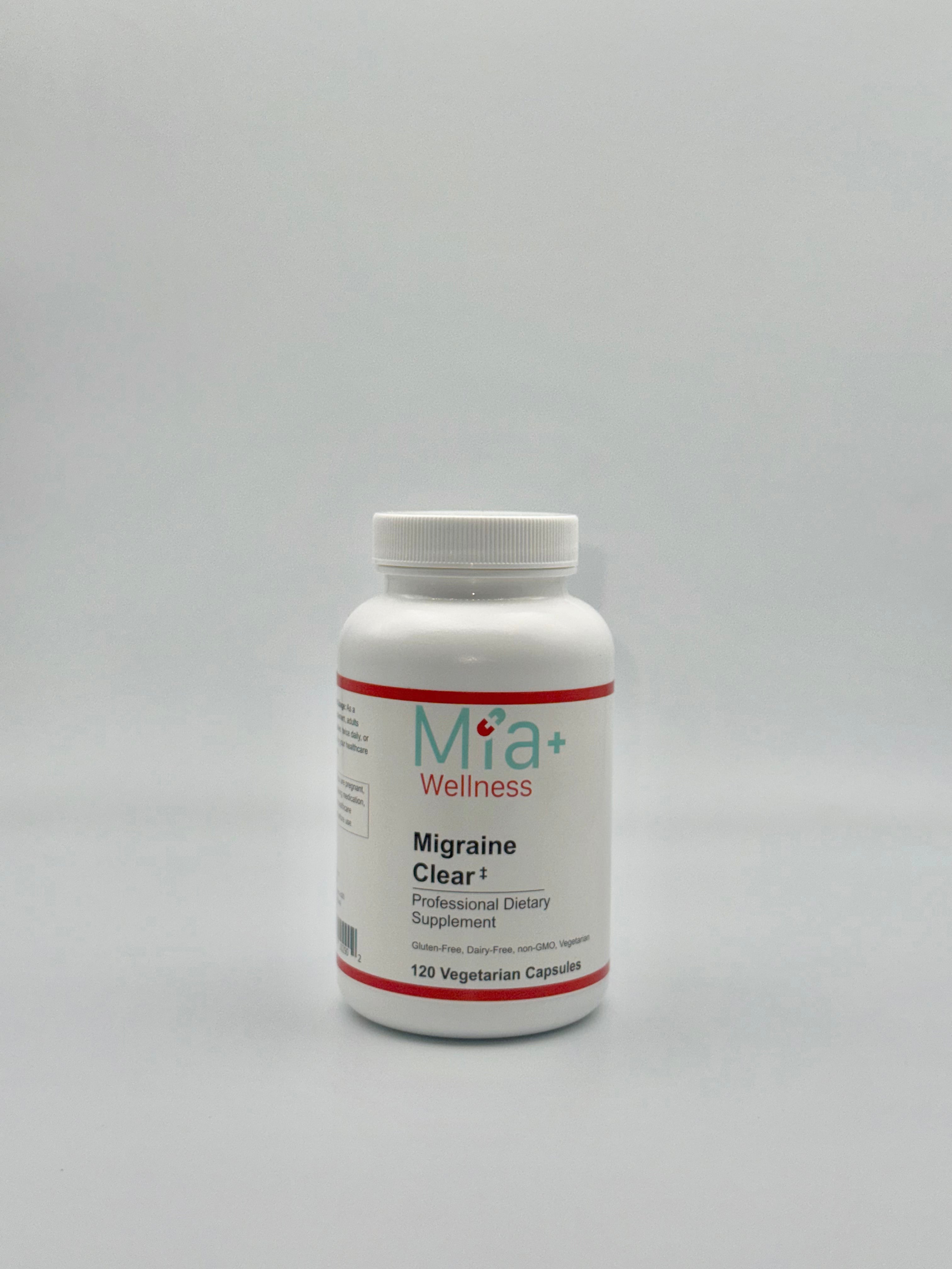 MIGRAINE CLEAR - Mia+Wellness (120 Vegetarian Capsules)
