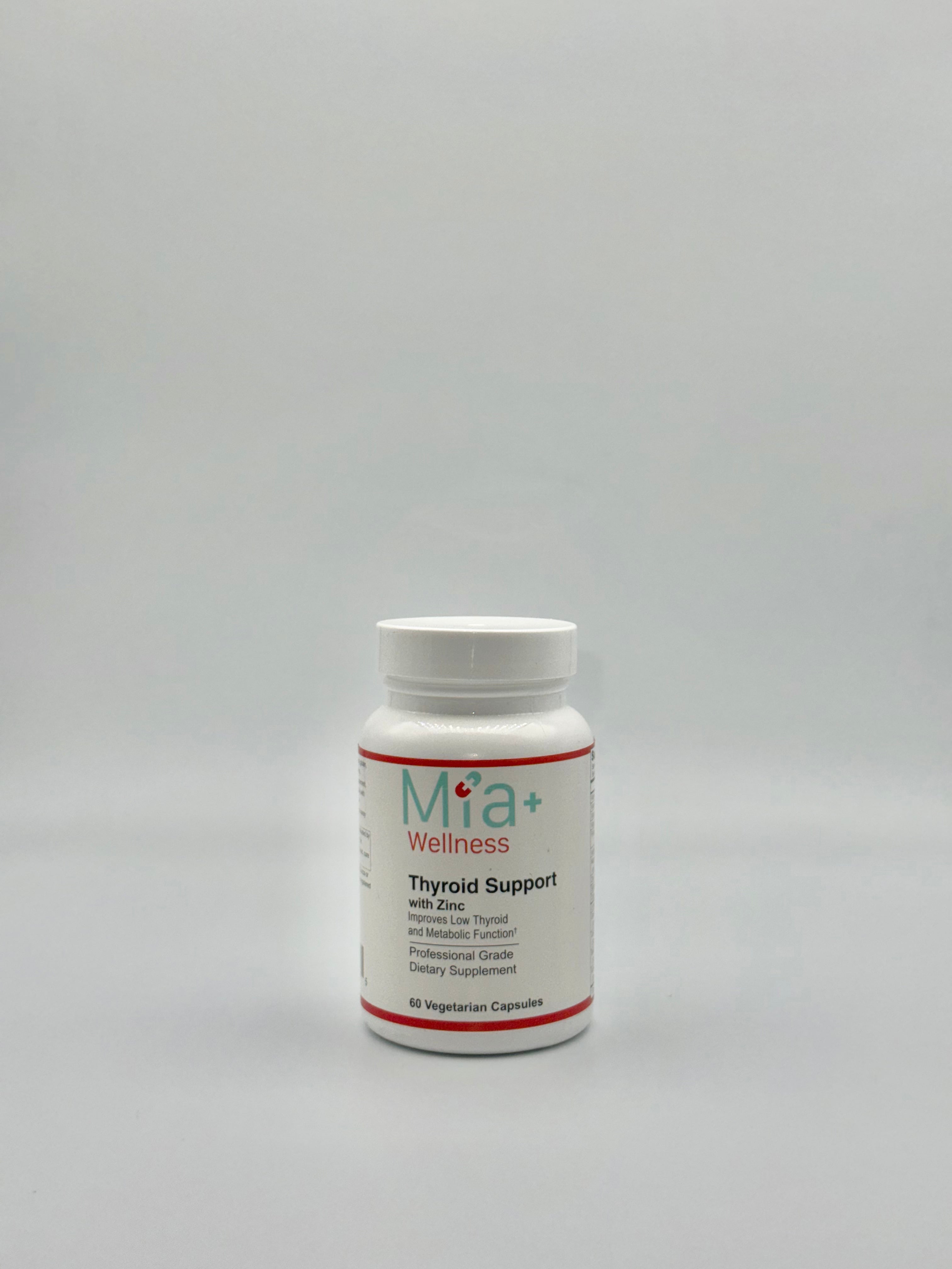 THYROID SUPPORT with Zinc - Mia+Wellness (60 Vegetarian Capsules)