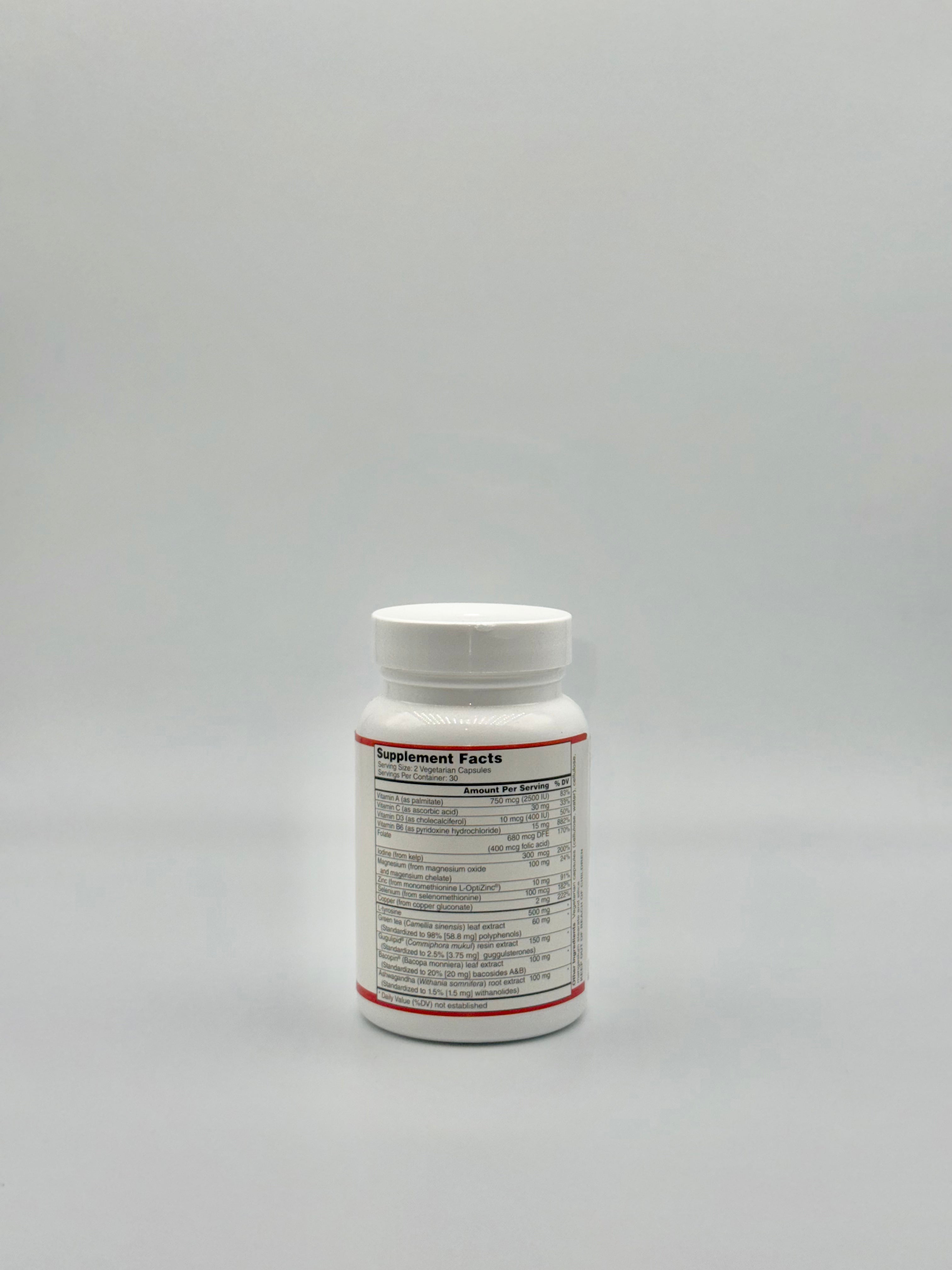 THYROID SUPPORT with Zinc - Mia+Wellness (60 Vegetarian Capsules)