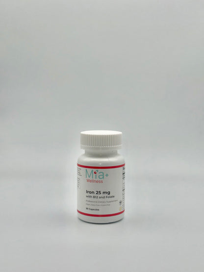 IRON 25mg - Mia+Wellness (90 Capsules)