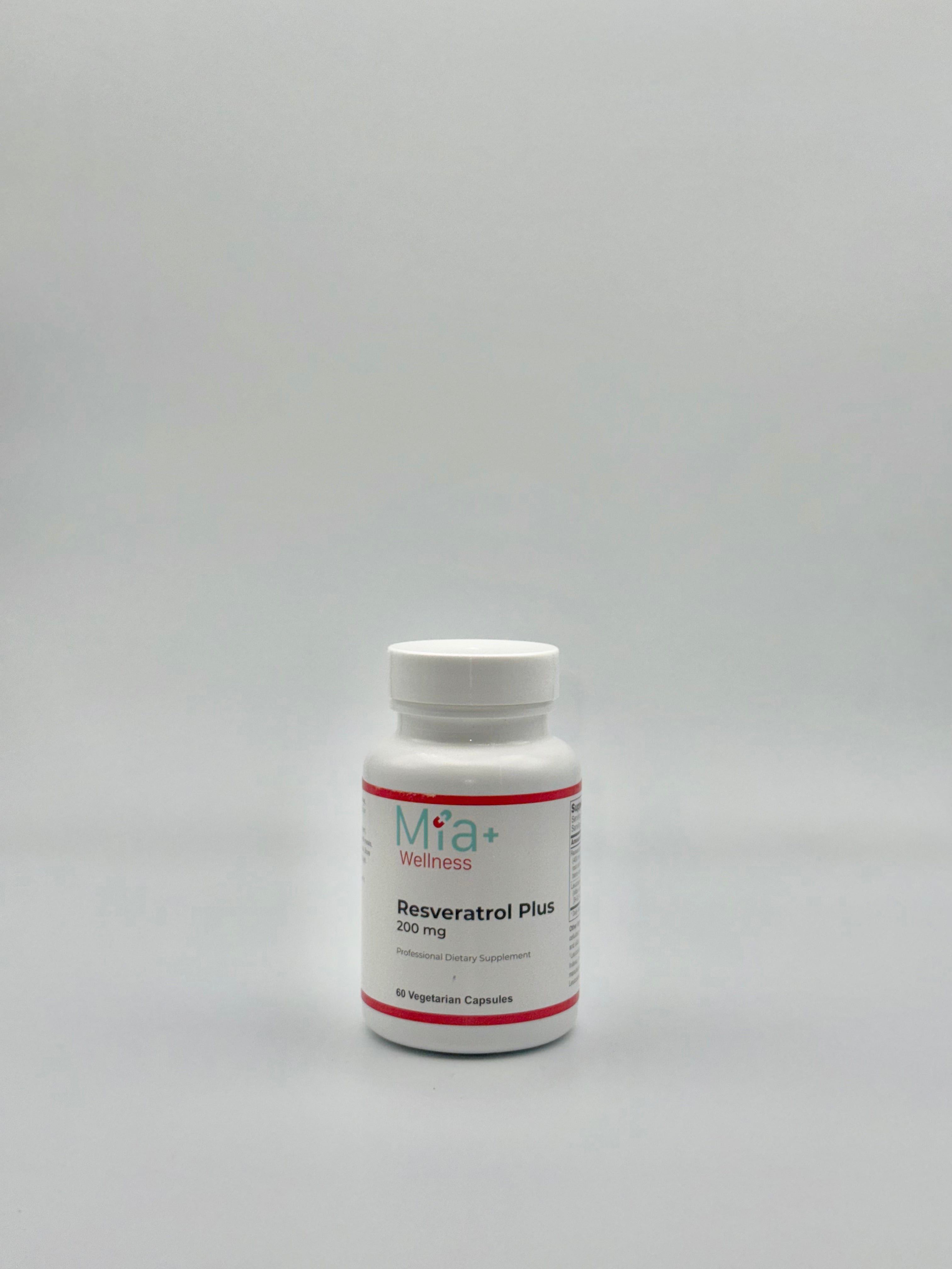 RESVERATROL PLUS 200mg - Mia+Wellness (60 Vegetarian Capsules)