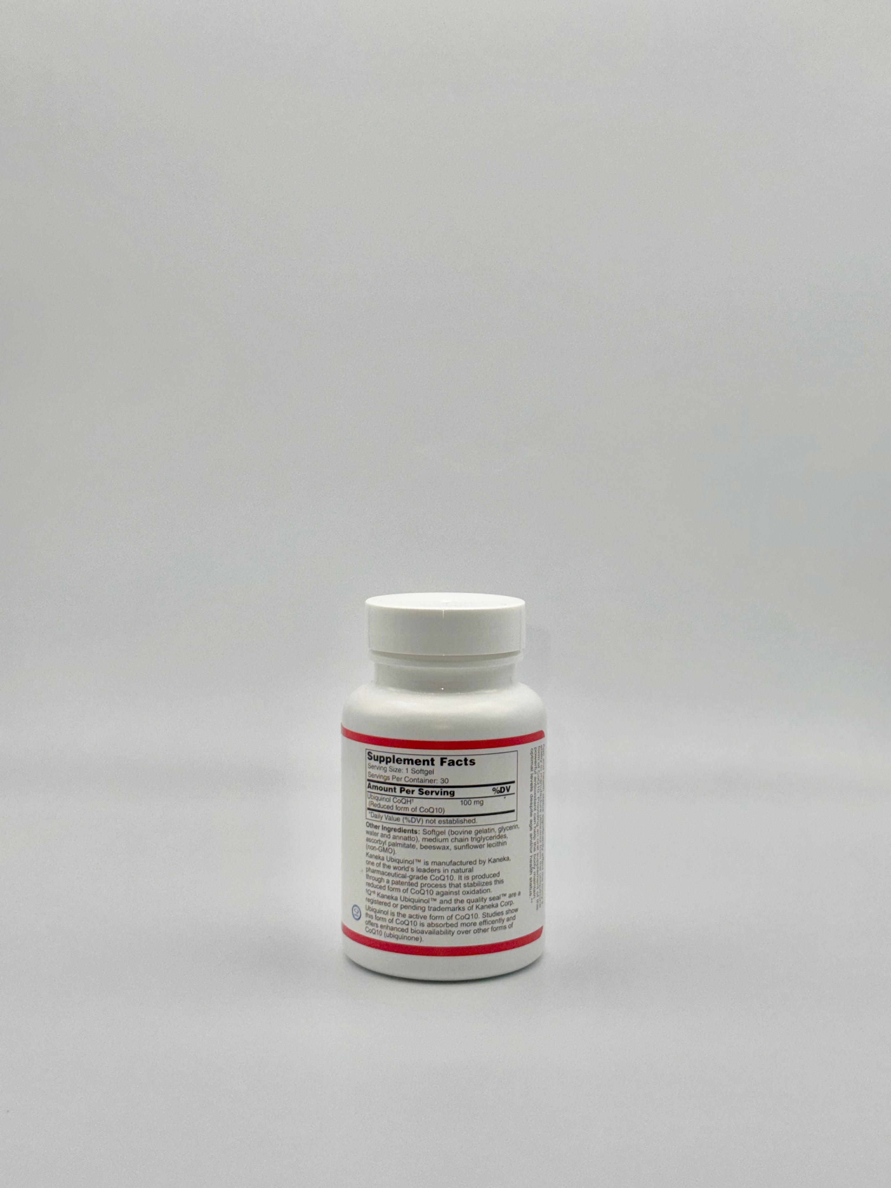 UBIQUINOL CoQH 100mg - Mia+Wellness (30 Softgels)